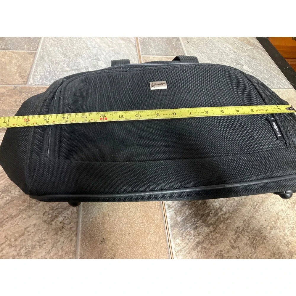 Travelpro WalkAbout 2 Black Ballistic Nylon Carry On Tote Bag Shoulder Strap